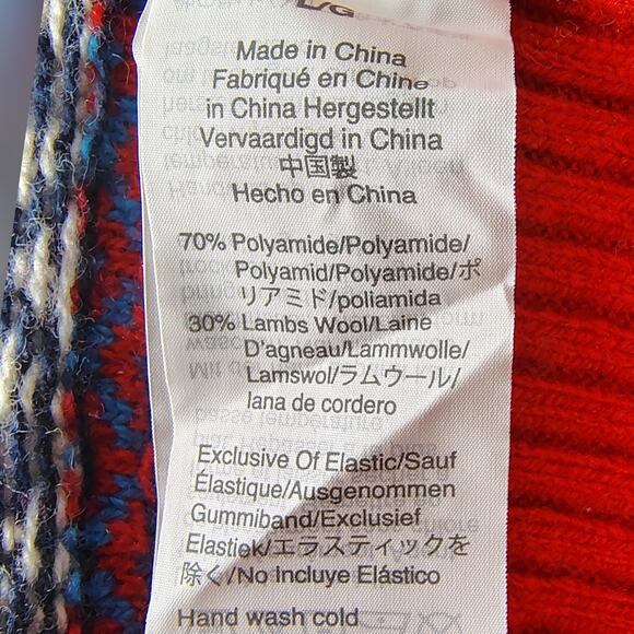 J. Crew Button Fair Isle Crewneck Sweater Lambs Wool Blend Size Large - Picture 16 of 16